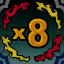HP Increase (8x)